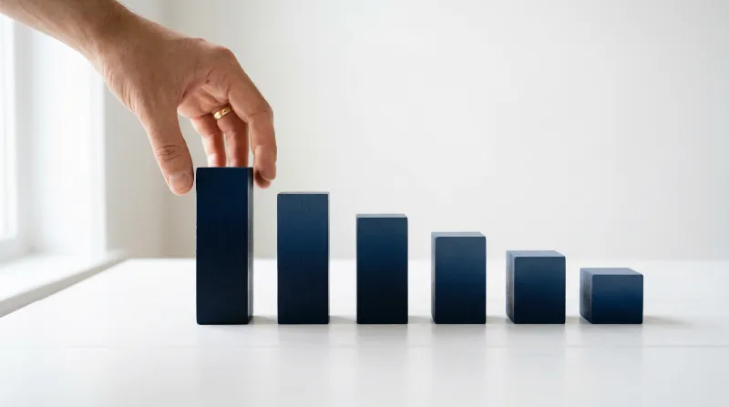 削減効果の大きい項目から順番に着手する