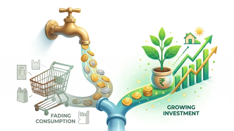 浮いたお金は生活費にせず資産運用へ回す