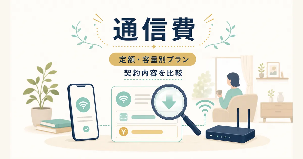 固定費と変動費の違いとは_heading-08 通信費はプラン見直しで下げやすい固定費|固定費と変動費の違いとは