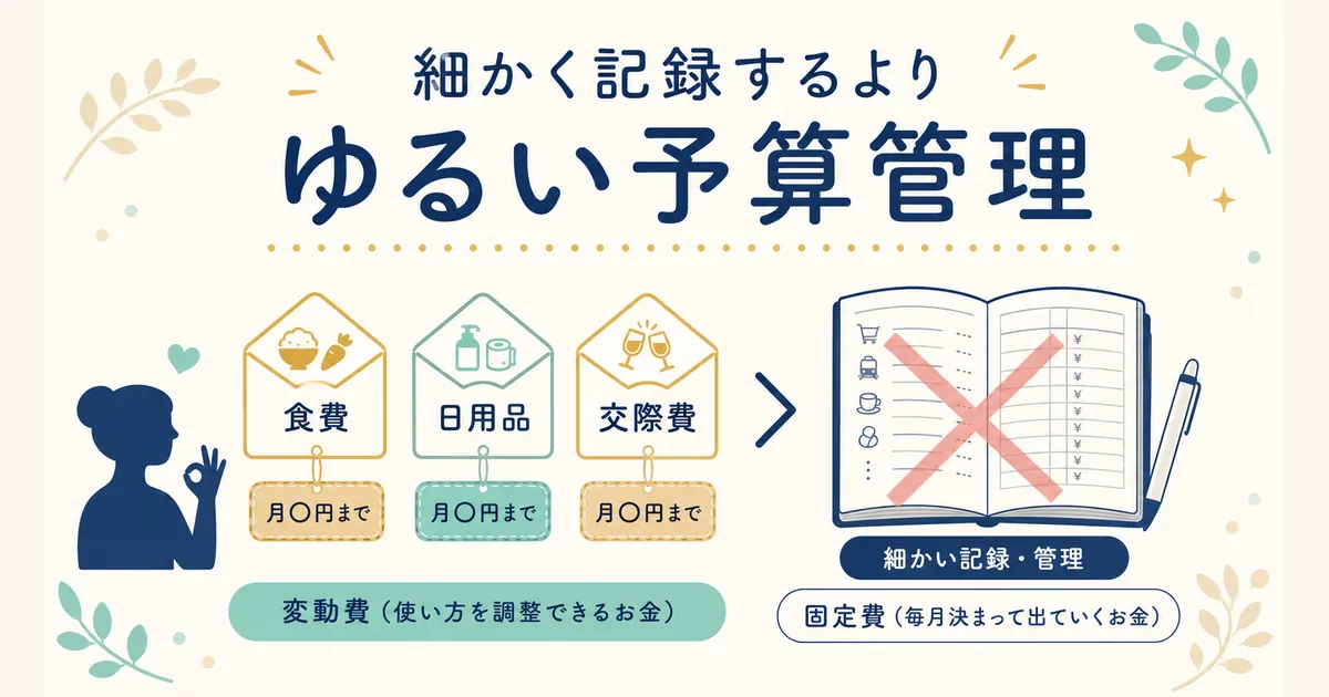 固定費と変動費の違いとは_heading-30 変動費は予算を決めてゆるく管理する|固定費と変動費の違いとは