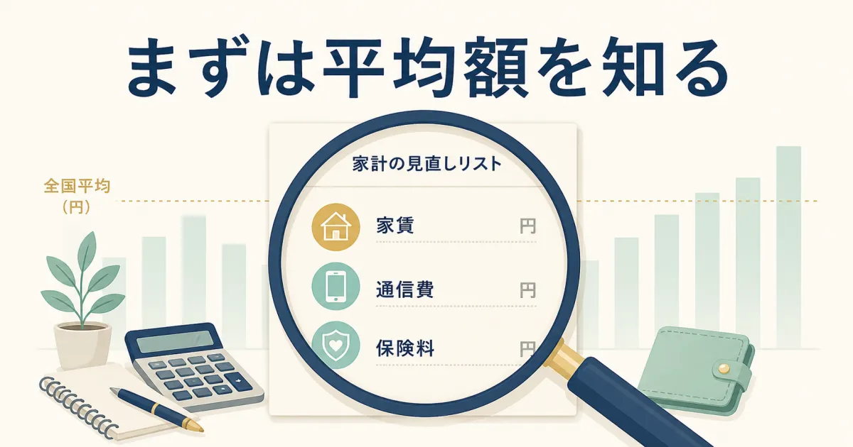 固定費見直しの平均額を知ることから｜固定費見直しで年間いくら節約できる
