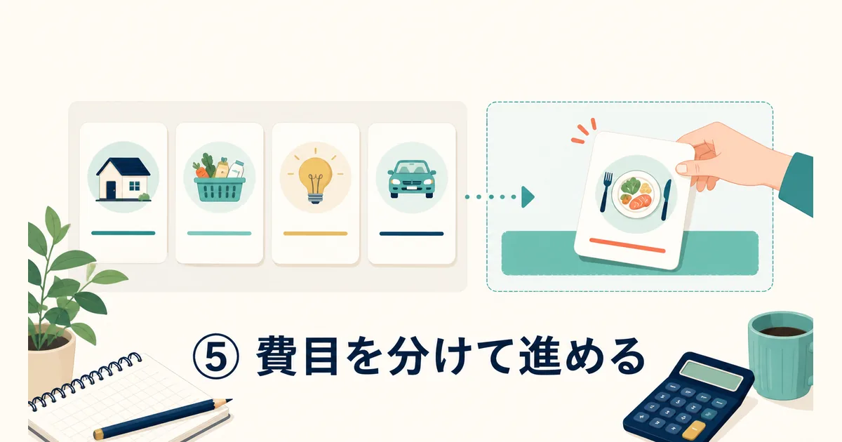 費目を分けて進める固定費見直しのポイント