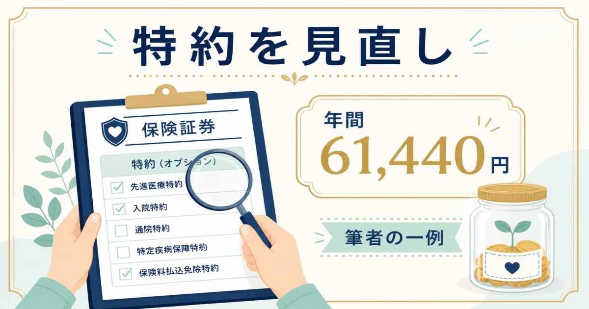保険料を見直した場合の節約シミュレーション｜固定費見直し