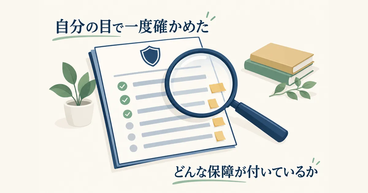 固定費見直し 体験談 見出し05 中身を確認しないまま入っていた保険|固定費見直しの体験談|元国税局員が月2万円以上浮かせた4項目の順番
