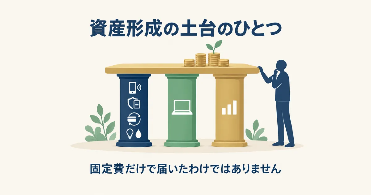 固定費見直し 体験談 見出し15 ぼくの場合は、固定費の見直しが土台のひとつになった|固定費見直しの体験談|元国税局員が月2万円以上浮かせた4項目の順番