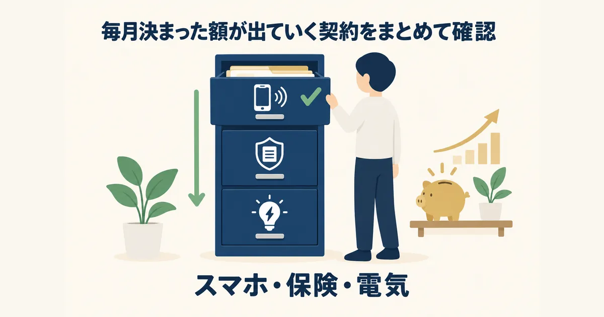 見直した3項目と順番｜固定費見直しの体験談｜元国税局員が月2万円以上浮かせた3項目の順番